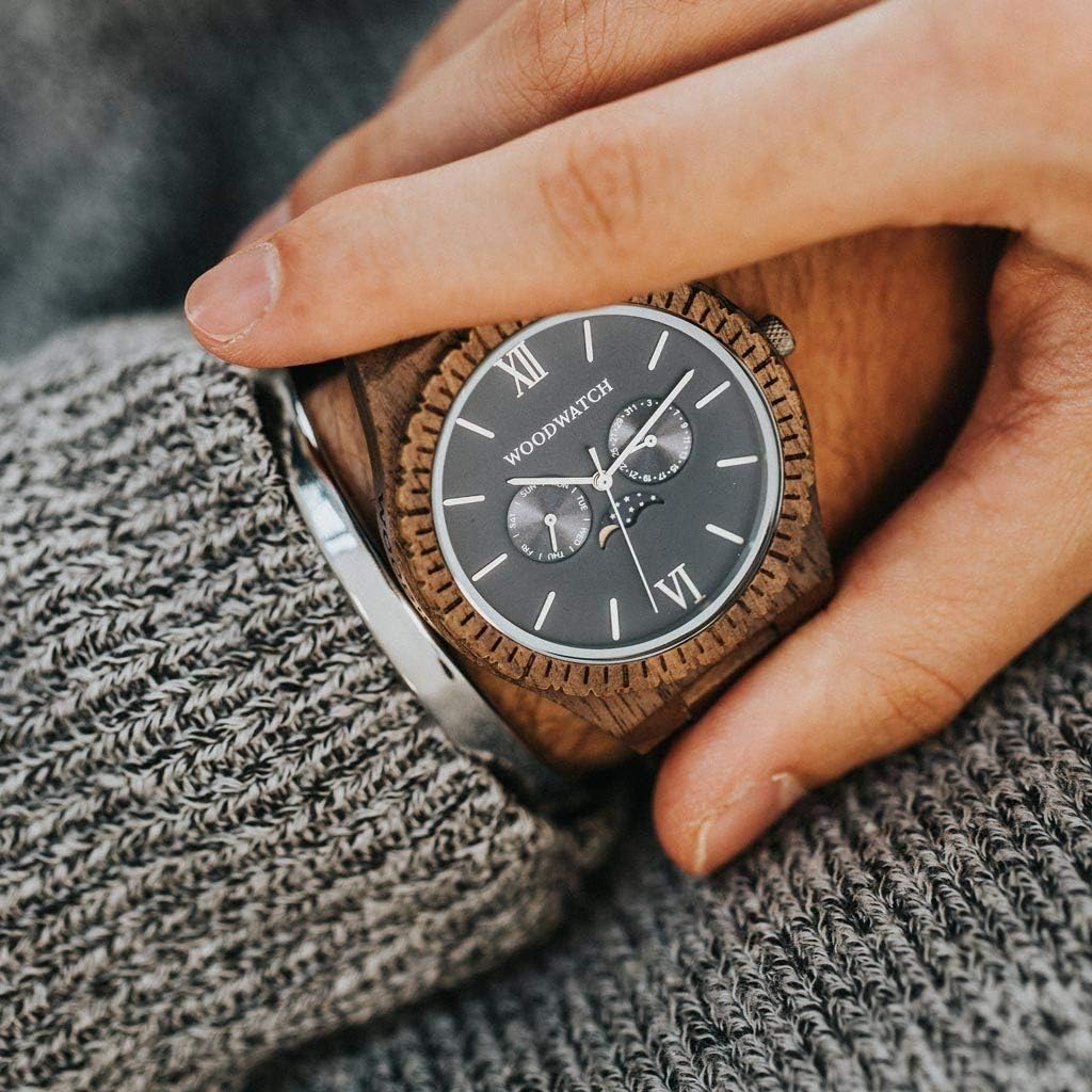 WoodWatch Classic Neptune orologio legno 47 mm uomo