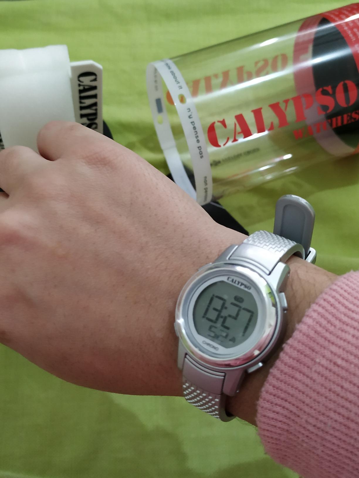 Calypso Urban Digital K5736/1 orologio digitale argento donna