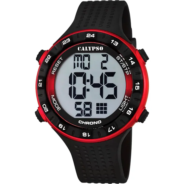Calypso Urban Digital Orologio Digitale Nero Sportivo 10 ATM