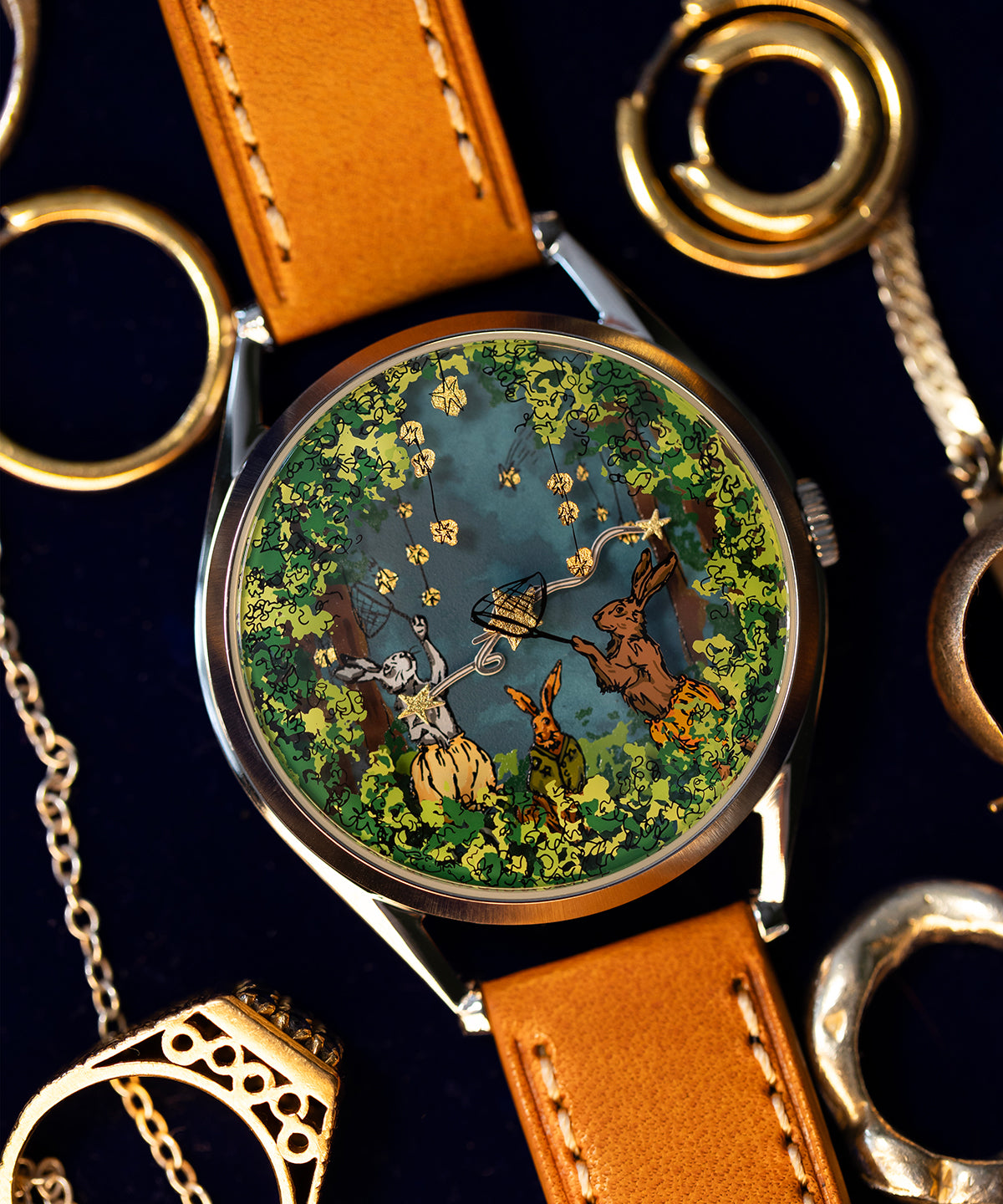 Mr Jones Main Collection Starcatcher orologio automatico 50 pezzi oro