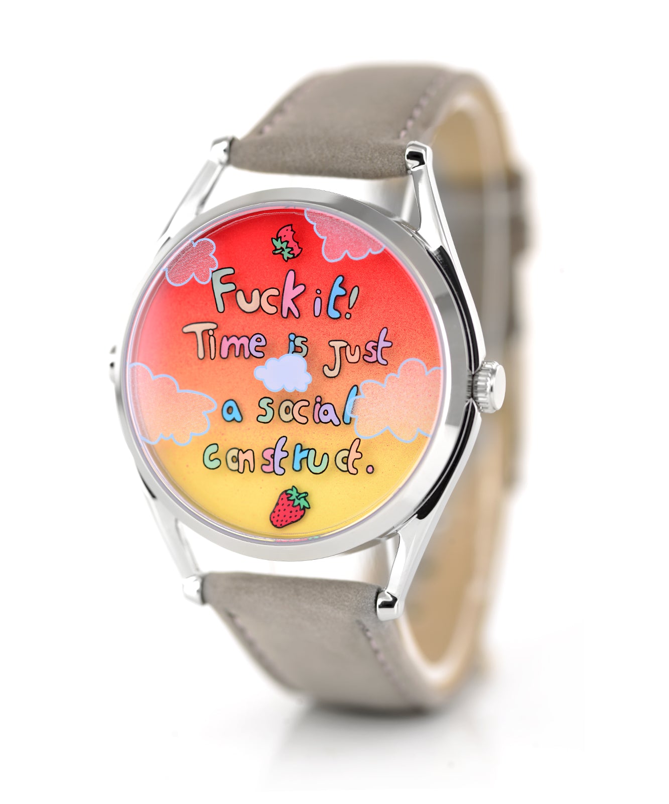Mr Jones Watches Remixed Berry Late Again! orologio da polso design