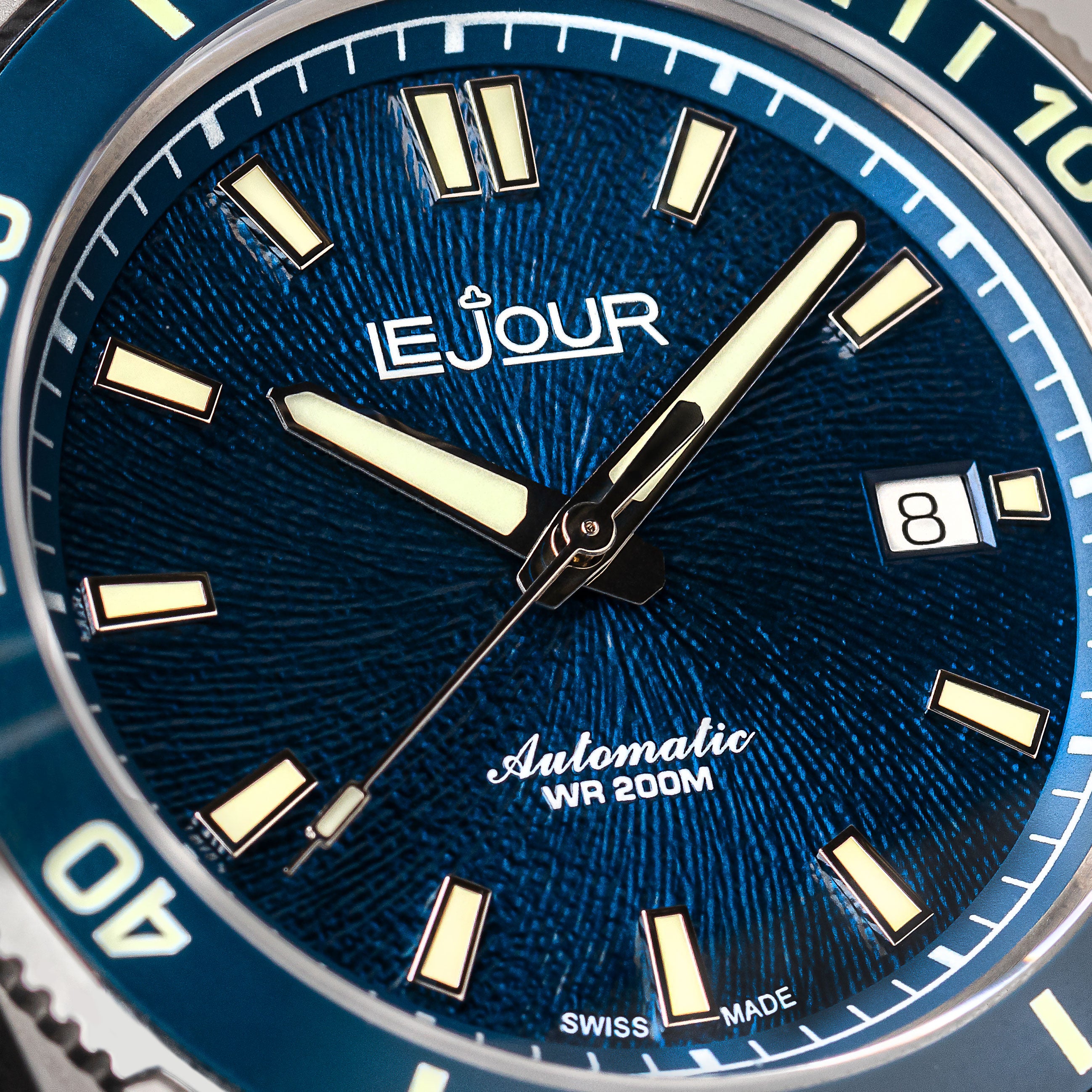LeJour Coral Diver LJ-CD-002 orologio automatico blu