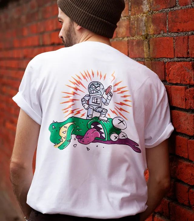 Mr Jones Monster Melter maglietta cotone unisex
