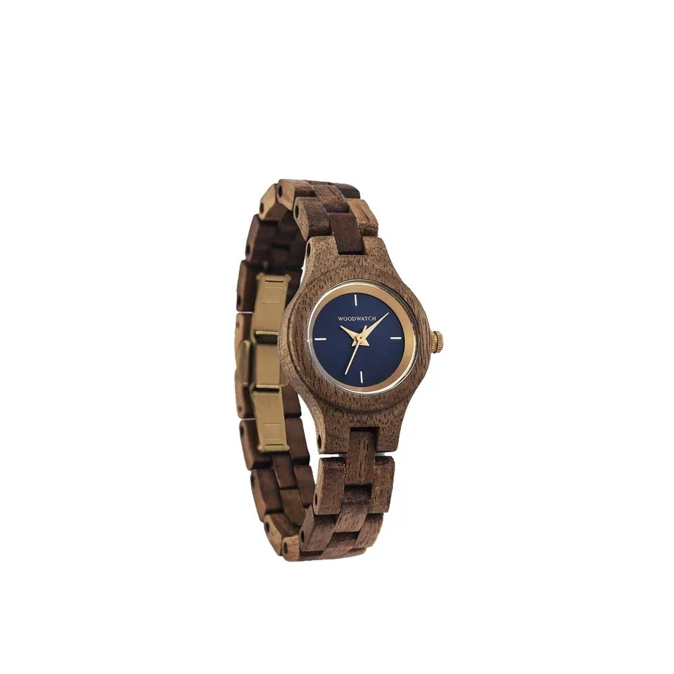 Woodwatch Flora Bellflower orologio legno donna elegante