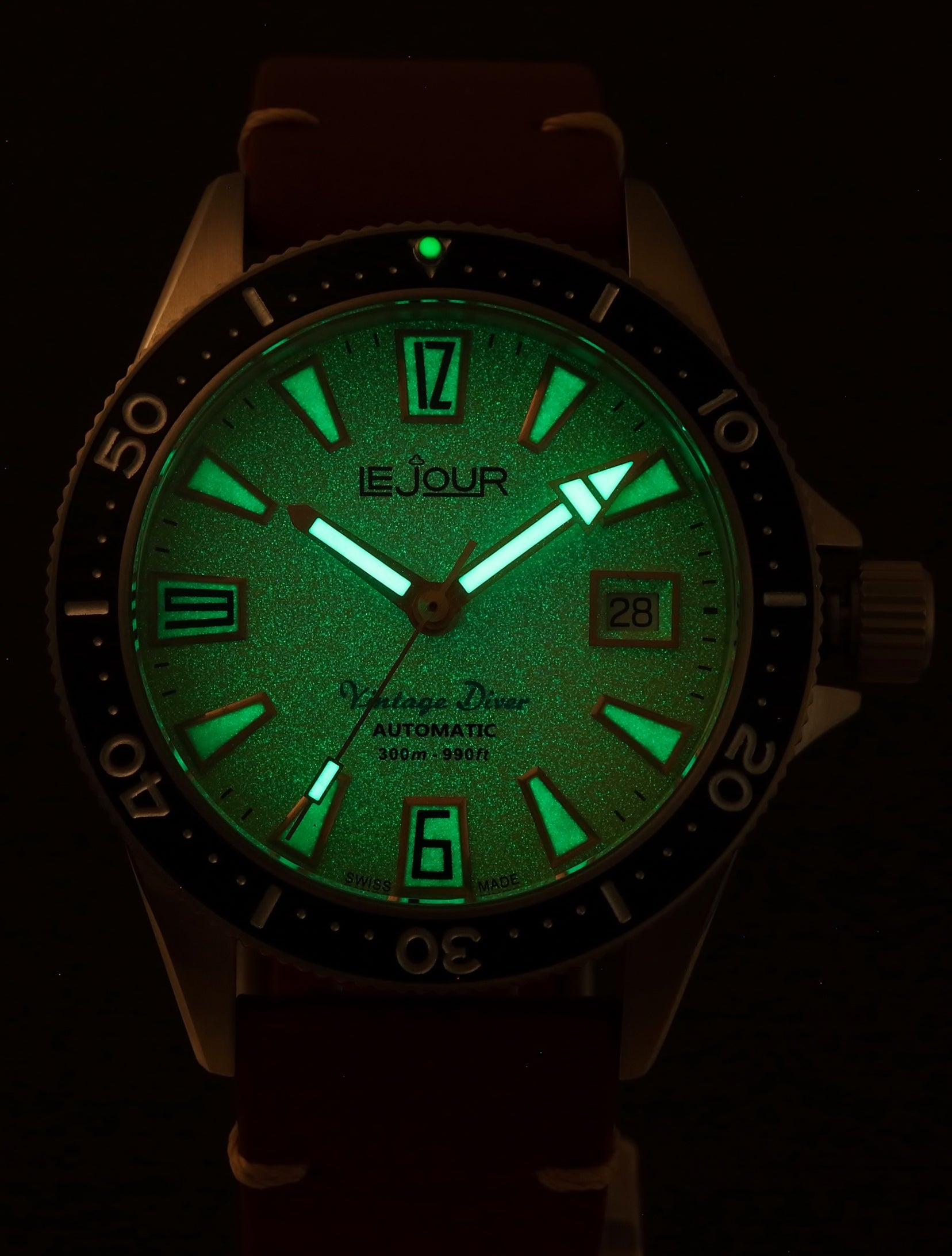 LeJour Vintage Diver LJ-VD-004 orologio automatico 40mm 300m