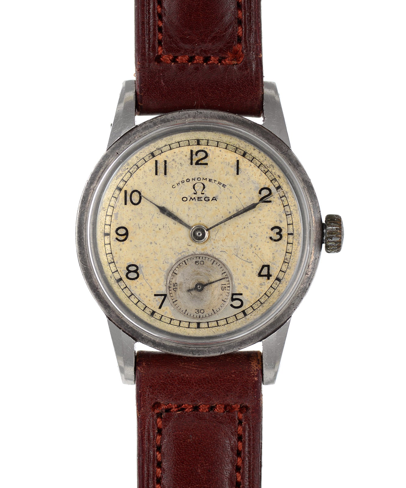 Omega R17.8 Chronometer orologio vintage 30mm 1942