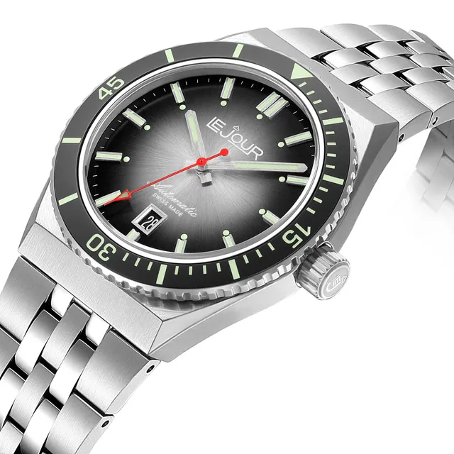 LeJour Delmare LJ-DM-001 orologio diver 41mm nero