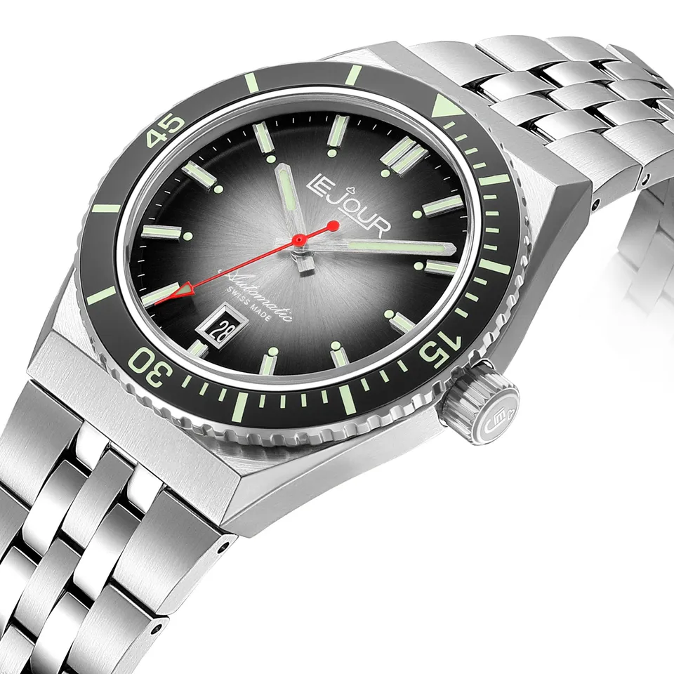 LeJour Delmare LJ-DM-001 orologio diver 41mm nero