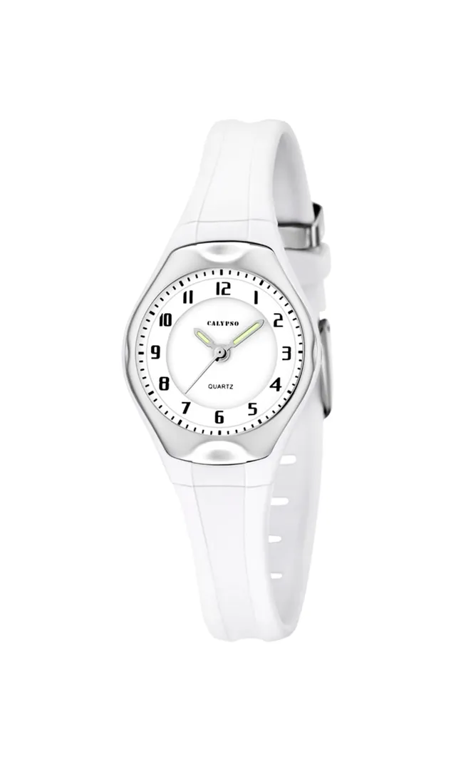 Calypso Basic K5163/H orologio donna caucciù bianco 34 mm