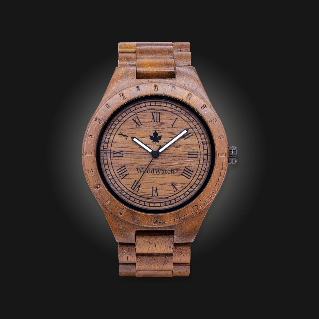 Woodwatch Classic Oaklee orologio legno noce uomo