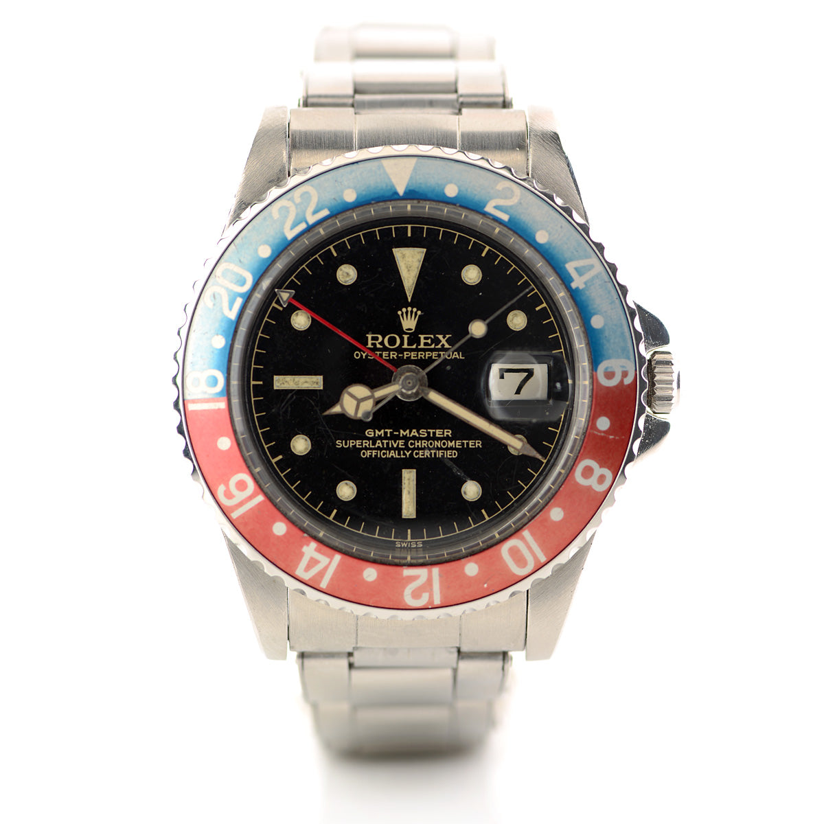 Rolex GMT Master 1675 1961 orologio doppio fuso acciaio