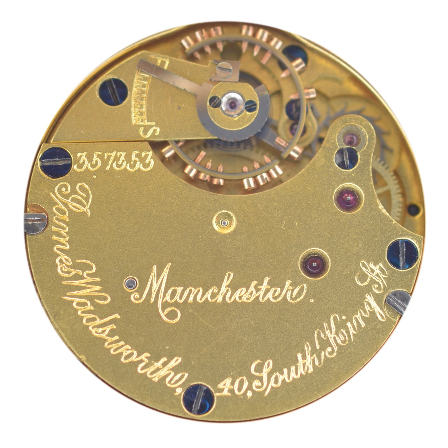Rotherham Vintage anni 20 orologio carica manuale Wadsworth