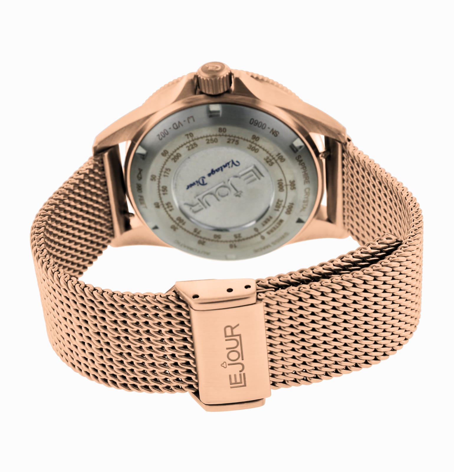 LeJour Vintage Diver LJ-VDS-006 orologio set oro rosa