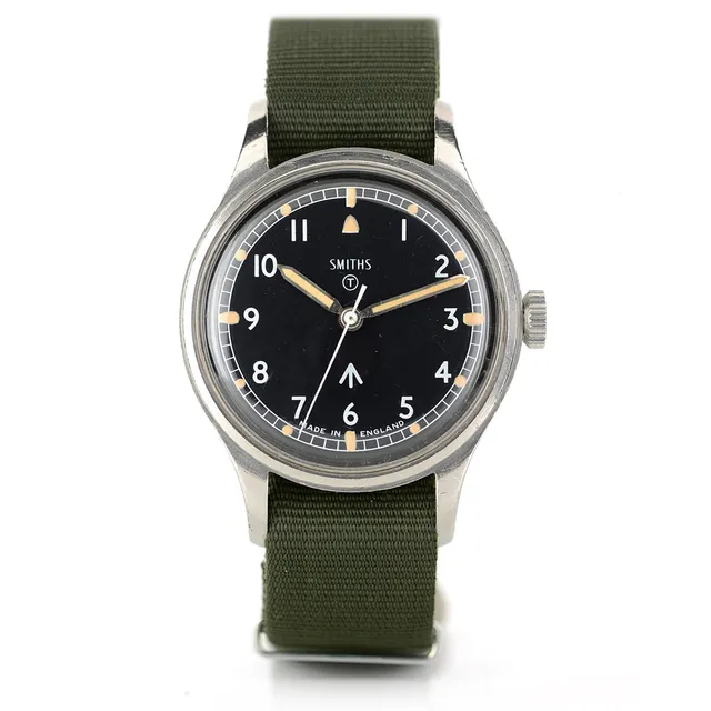 Smiths W10 1968 orologio militare acciaio nero