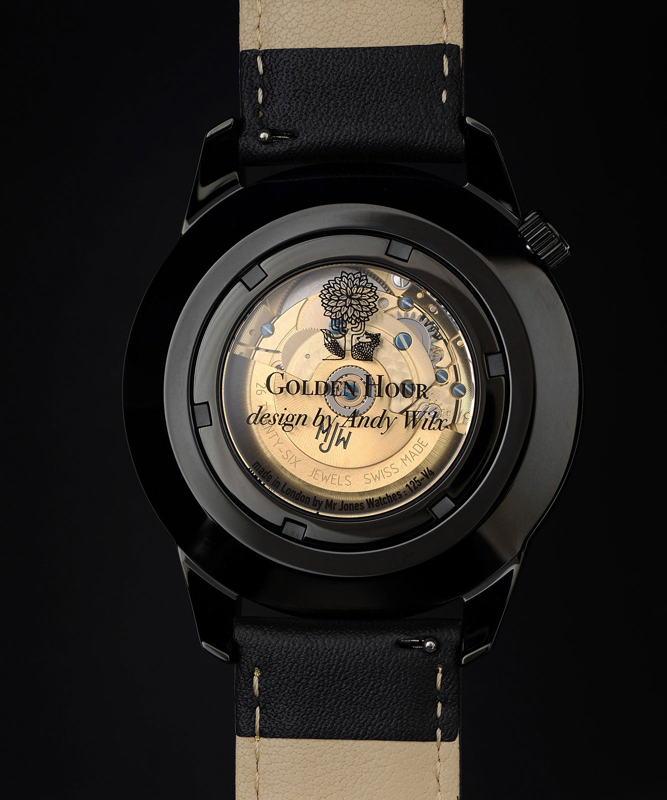 Mr Jones Golden Hour orologio automatico 45mm dorato