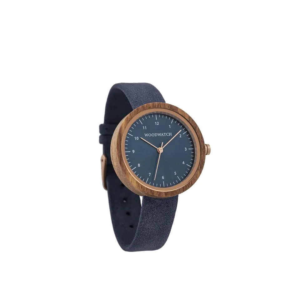 WoodWatch Nordic Malmo Navy orologio donna 36mm blu