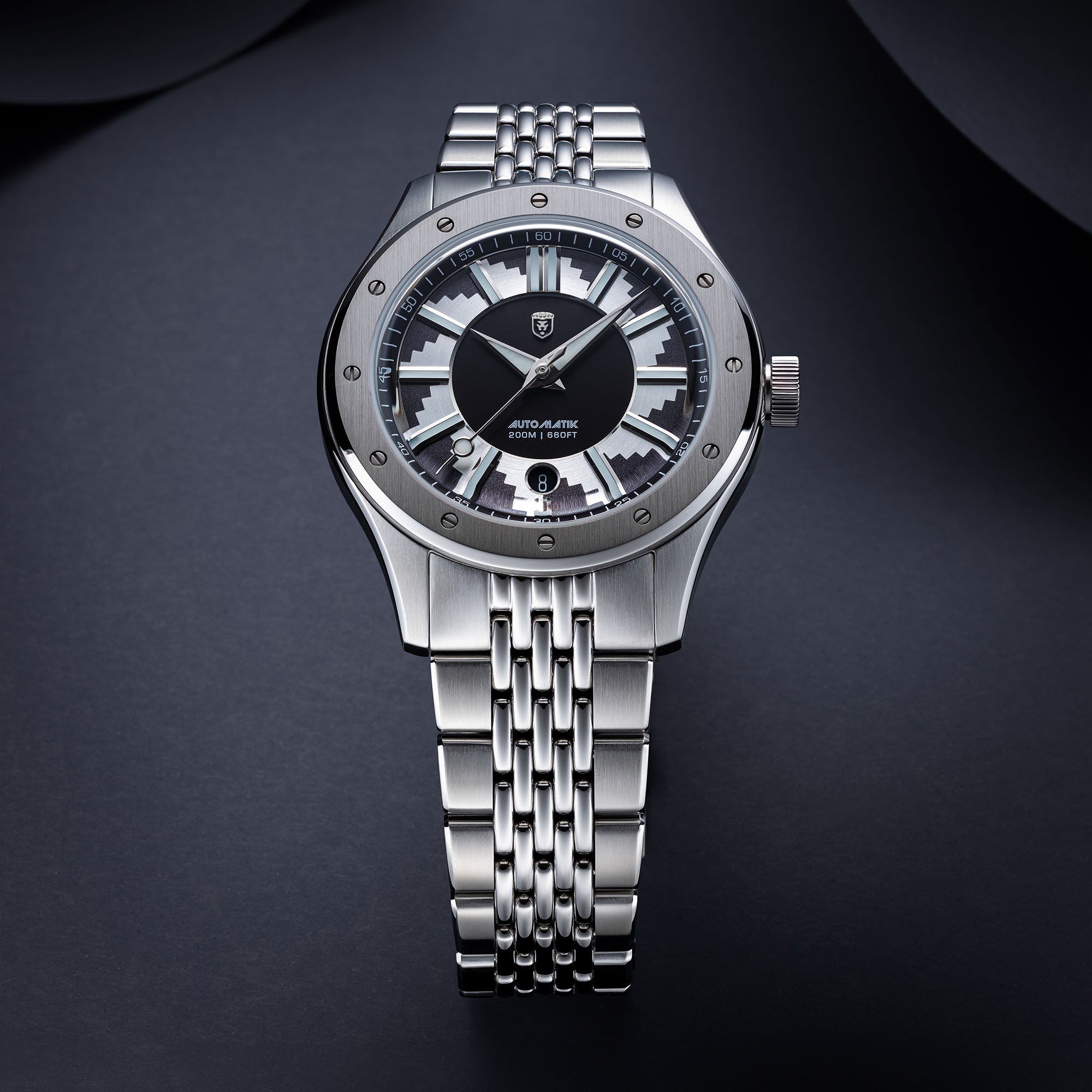 Heinrich Helicoprion orologio Buzzsaw MKII arancione