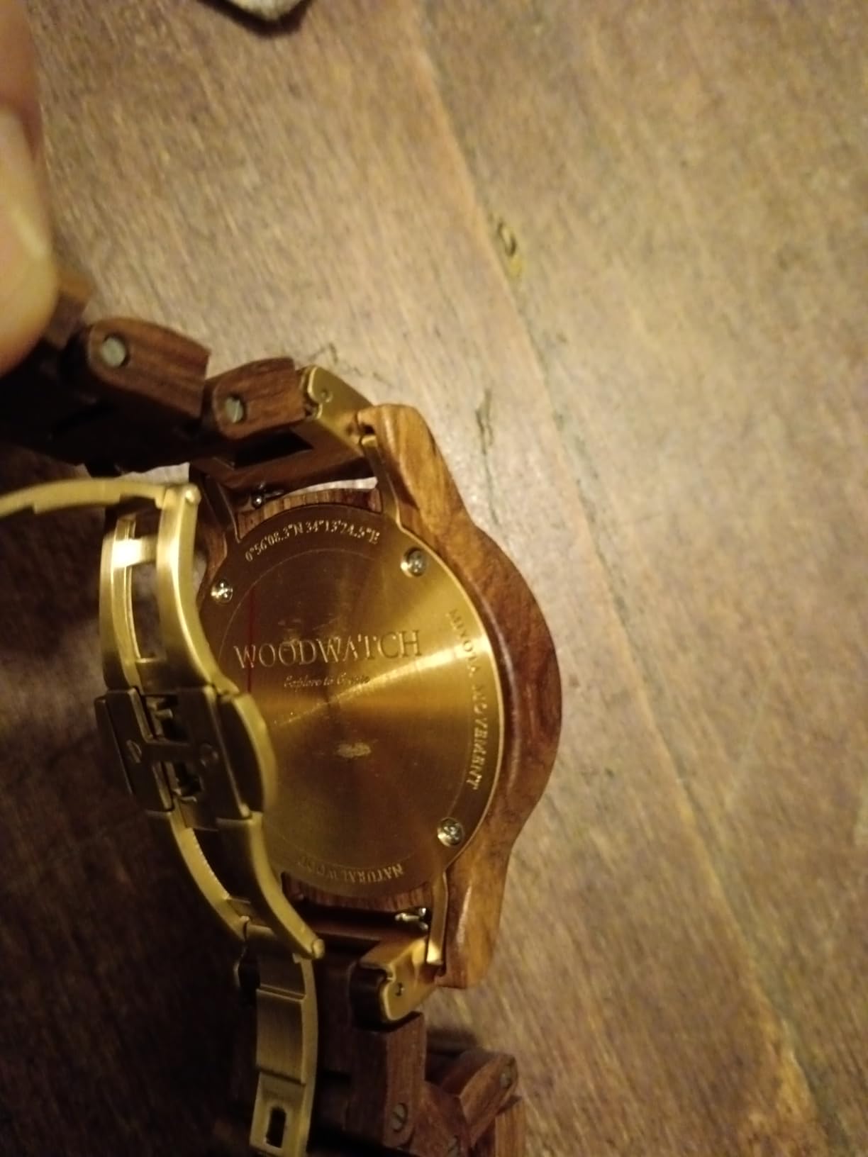 WoodWatch Classic Sailor Orologio Uomo Legno Bracciale