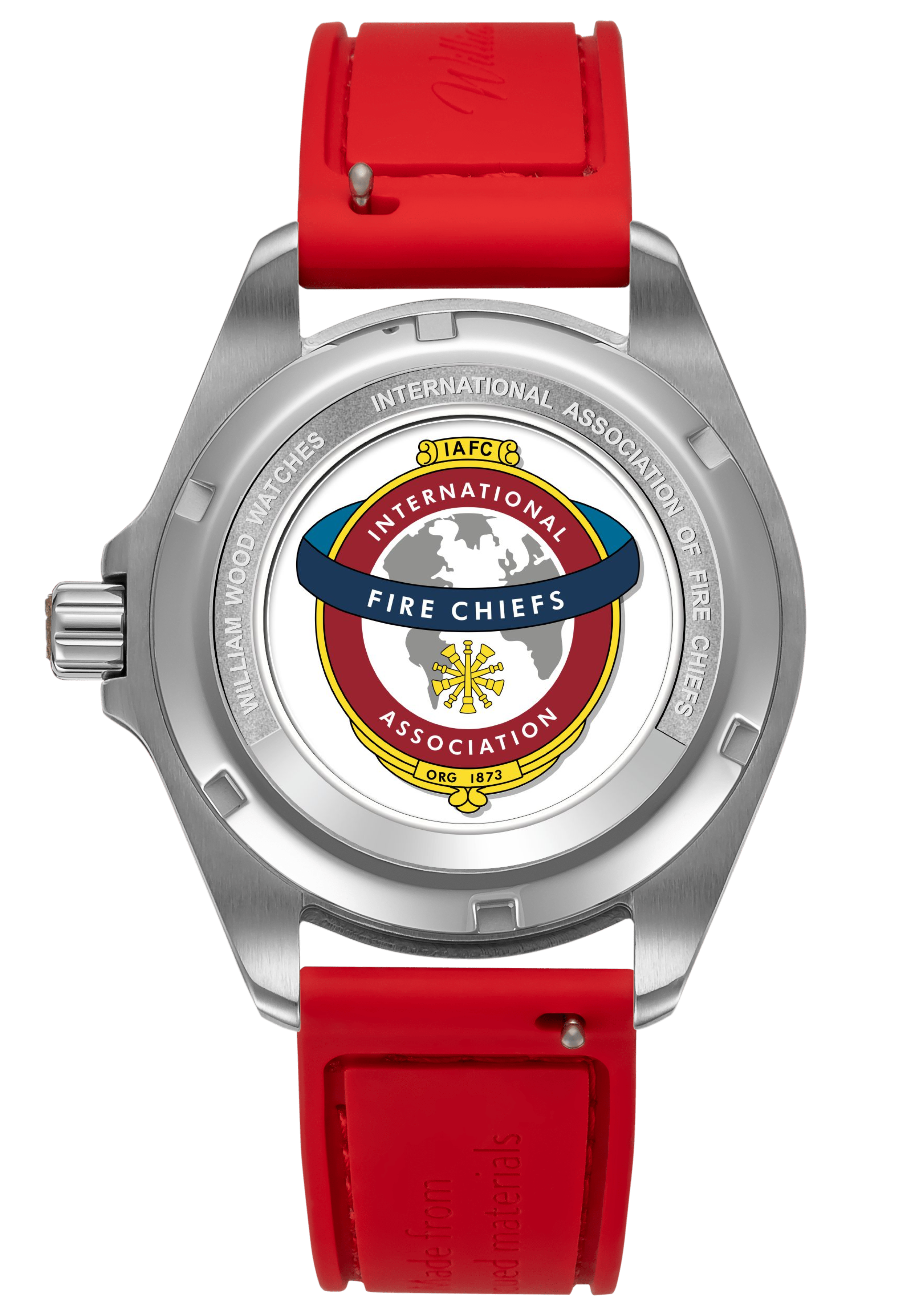 William Wood IAFC Red Valiant orologio 41mm acciaio zaffiro