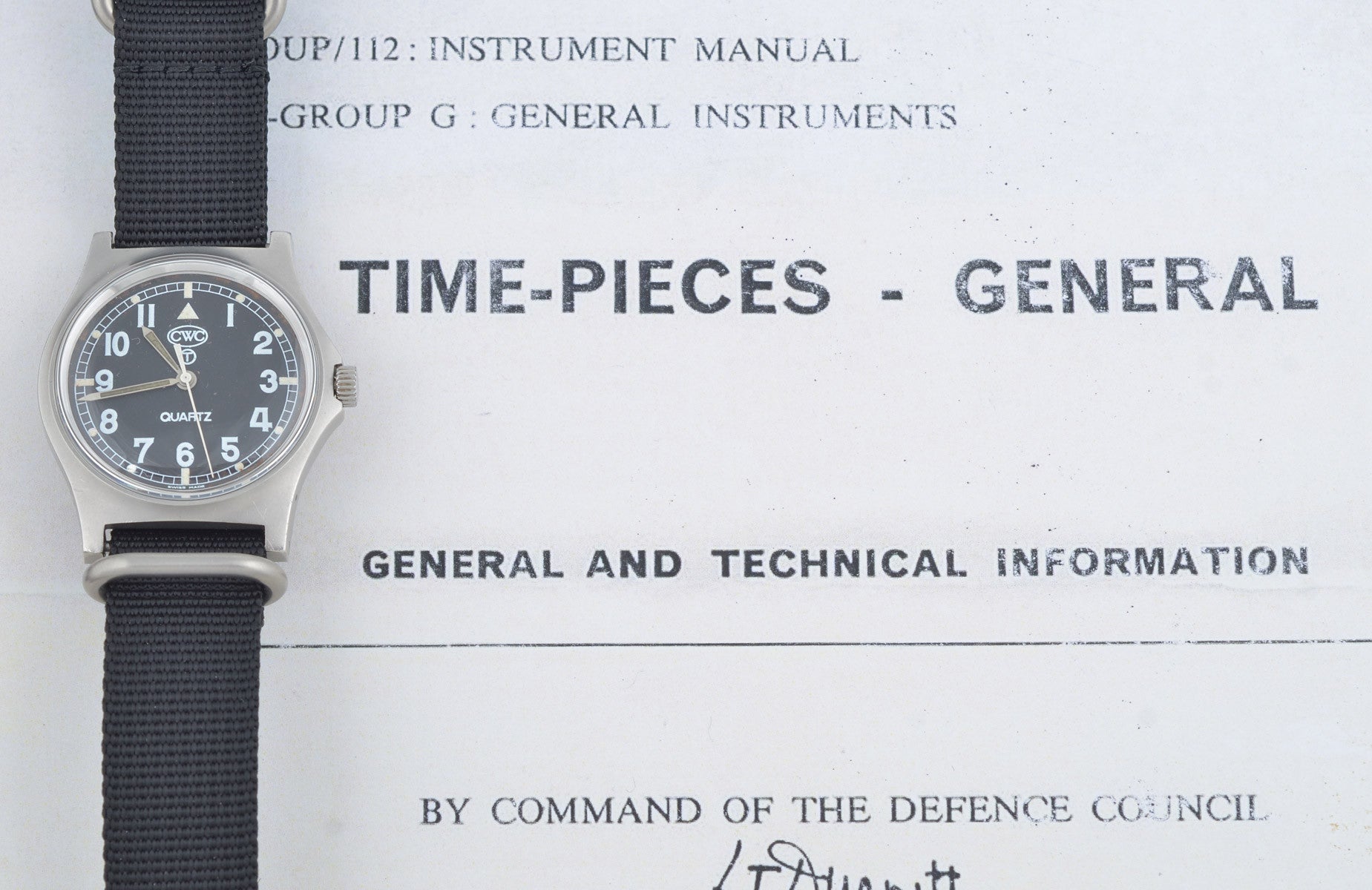 CWC G10 Vintage orologio militare 1985 quarzo Royal Navy