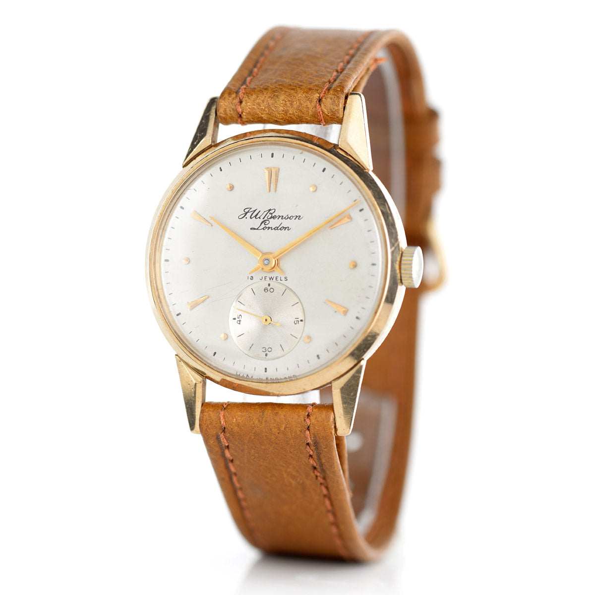 Mr Jones Watches Vintage Smiths for JW Benson 1955 orologio oro 32mm