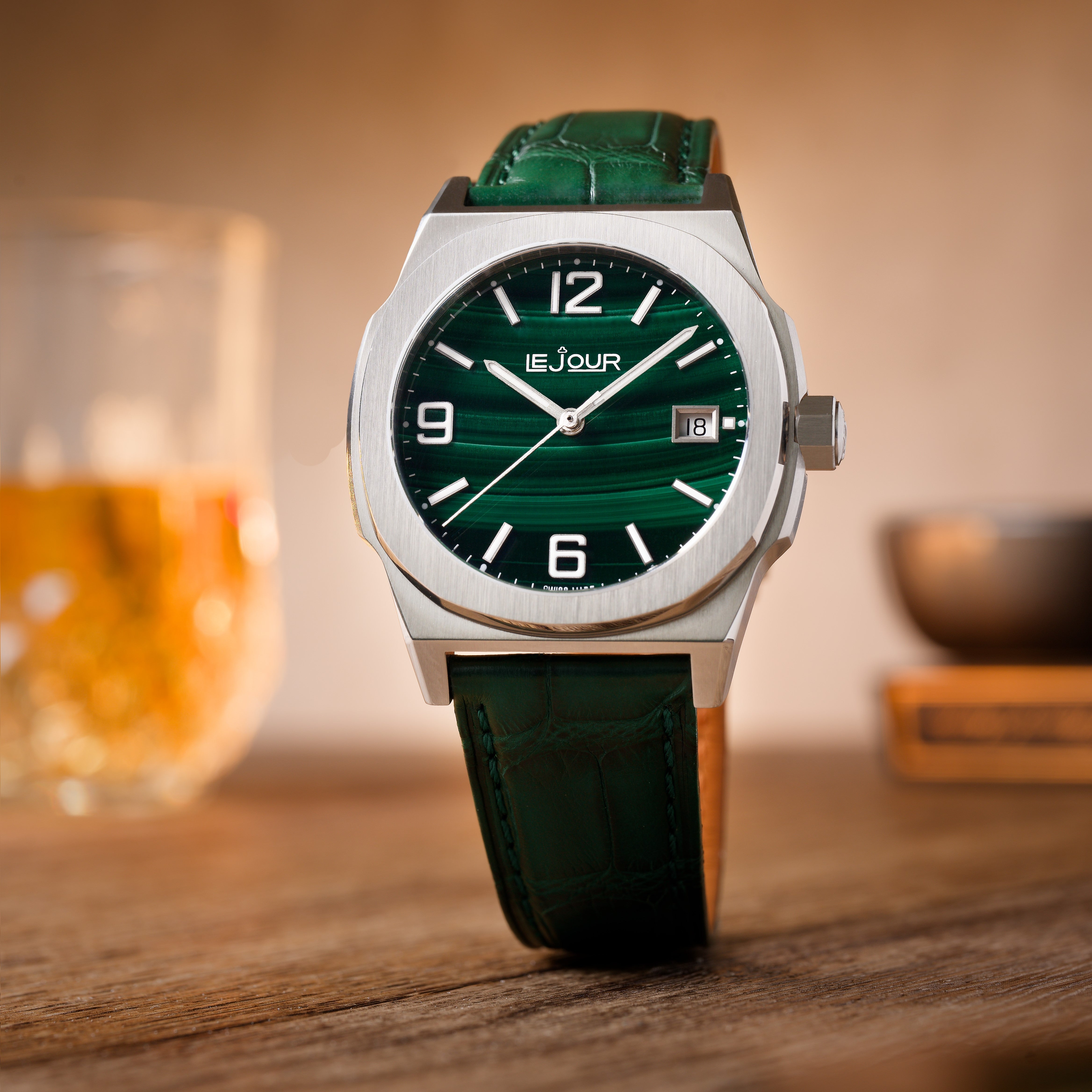 LeJour Fardón LJ-FD-002 orologio verde malachite