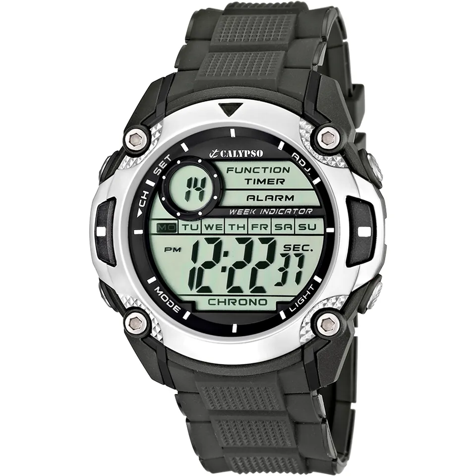 Calypso Urban Digital K5577/1 orologio digitale grigio gomma