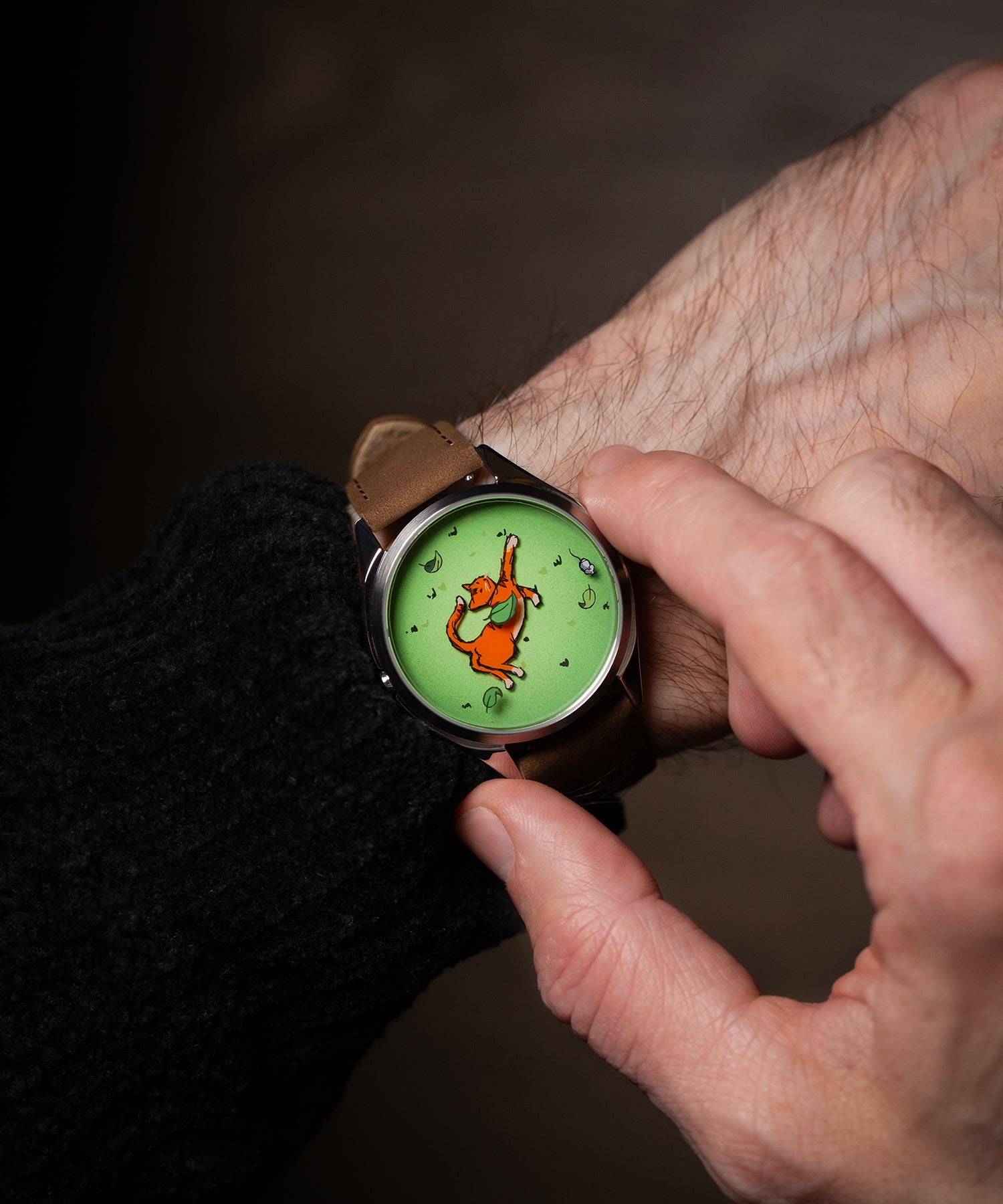 Mr Jones Mispoes! orologio quarzo gatto e topo 37mm