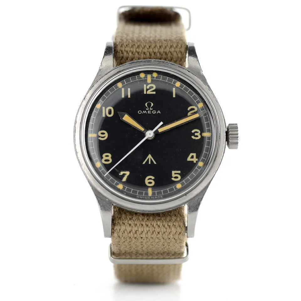 Omega 6B/542 orologio militare acciaio RAF 1956