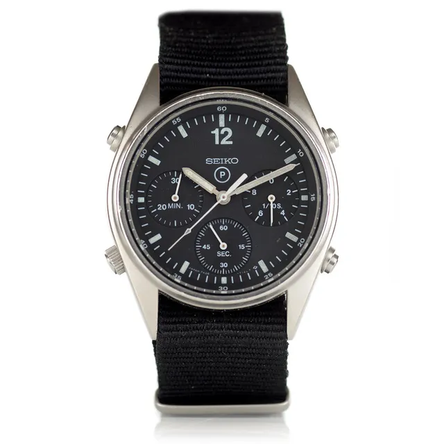 Mr Jones Vintage Seiko RAF orologio cronografo 38mm militare