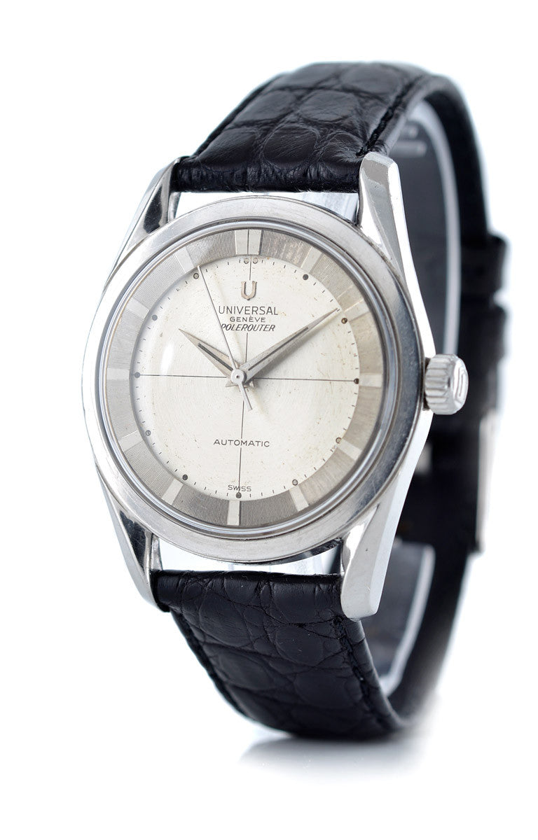 Universal Geneve Polerouter 1964 orologio automatico acciaio