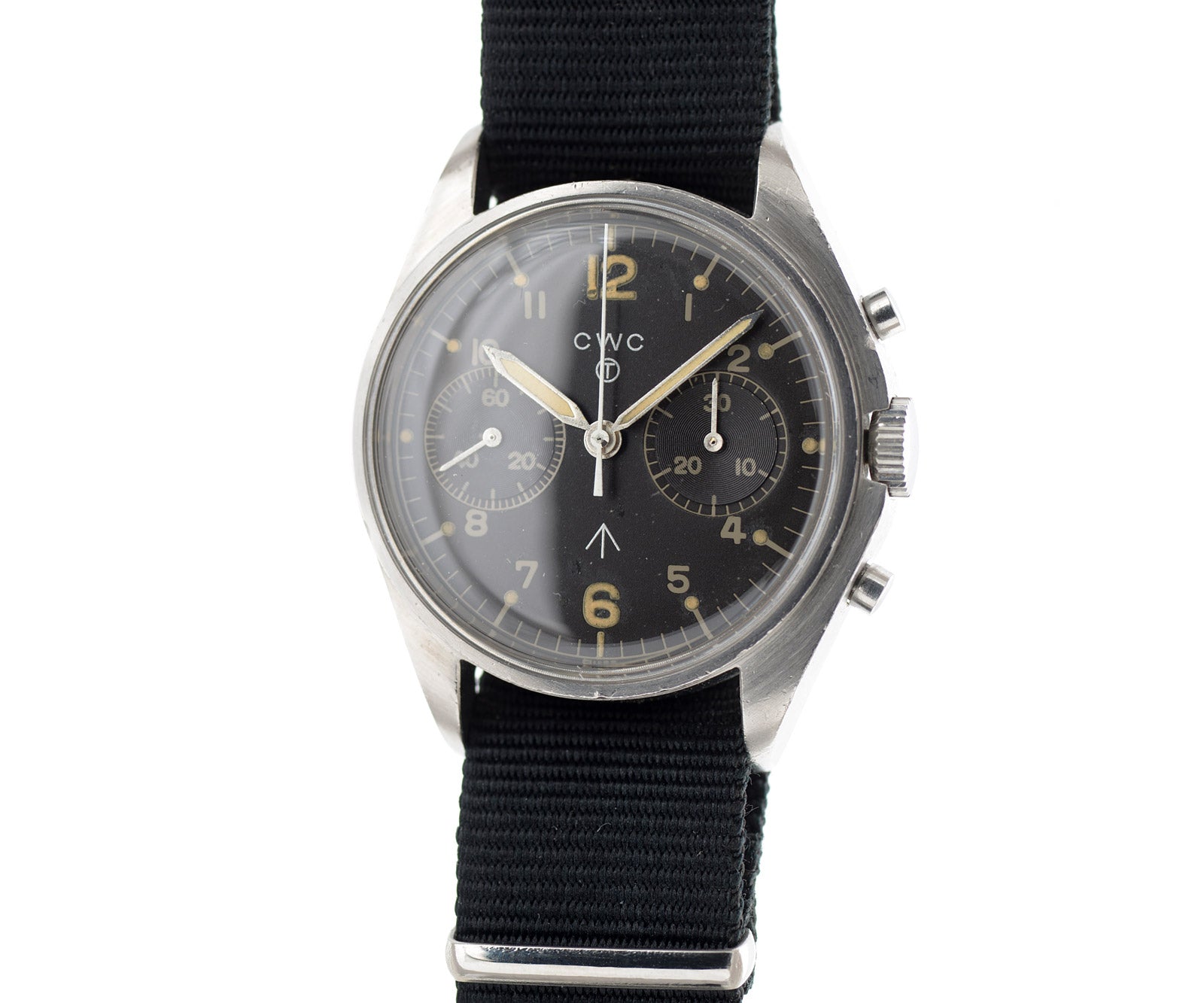Mr Jones Watches Vintage CWC Royal Navy cronografo 38mm 1980