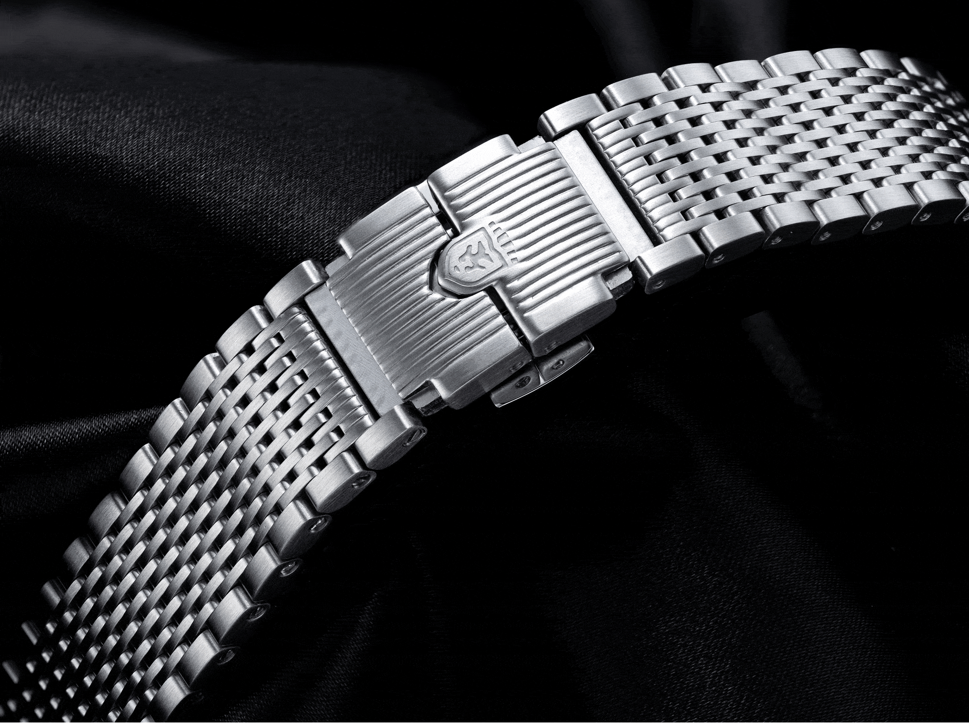 Heinrich Radiance bracciale orologio acciaio 20mm farfalla