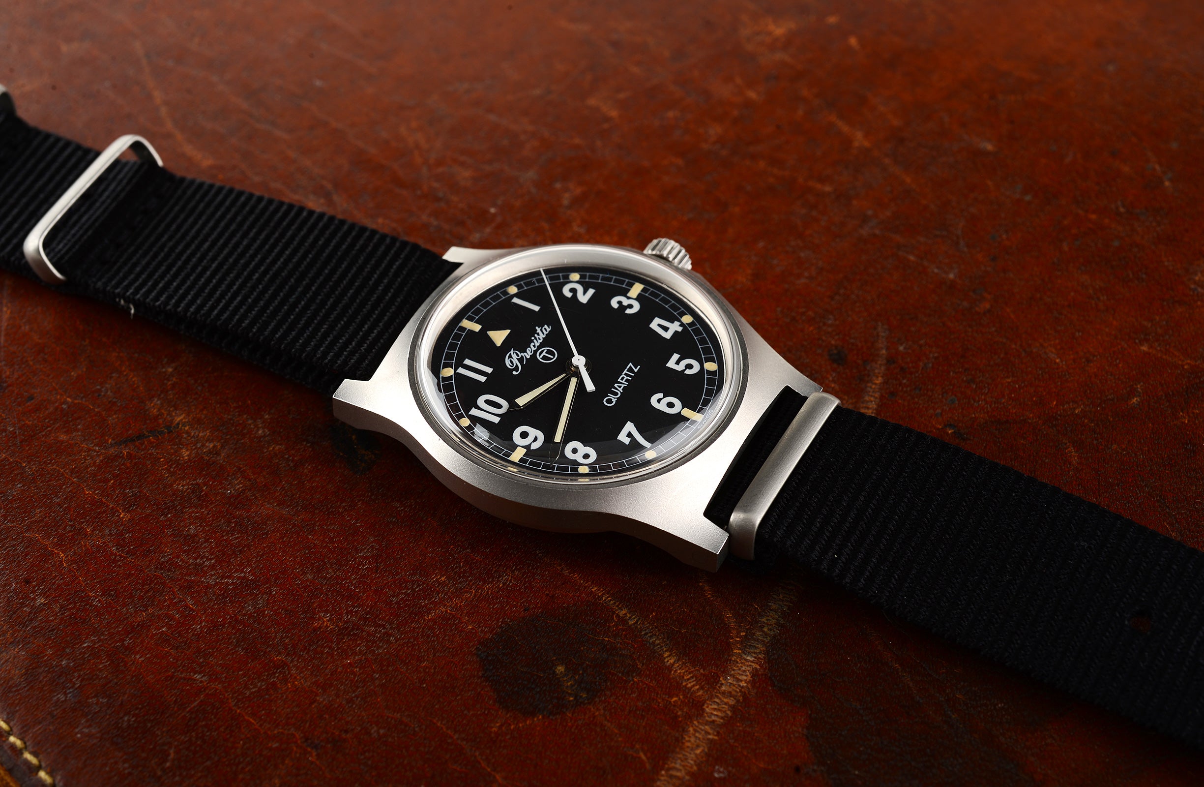 Mr Jones Watches Vintage Precista G10 RAF orologio 35mm acciaio 1984