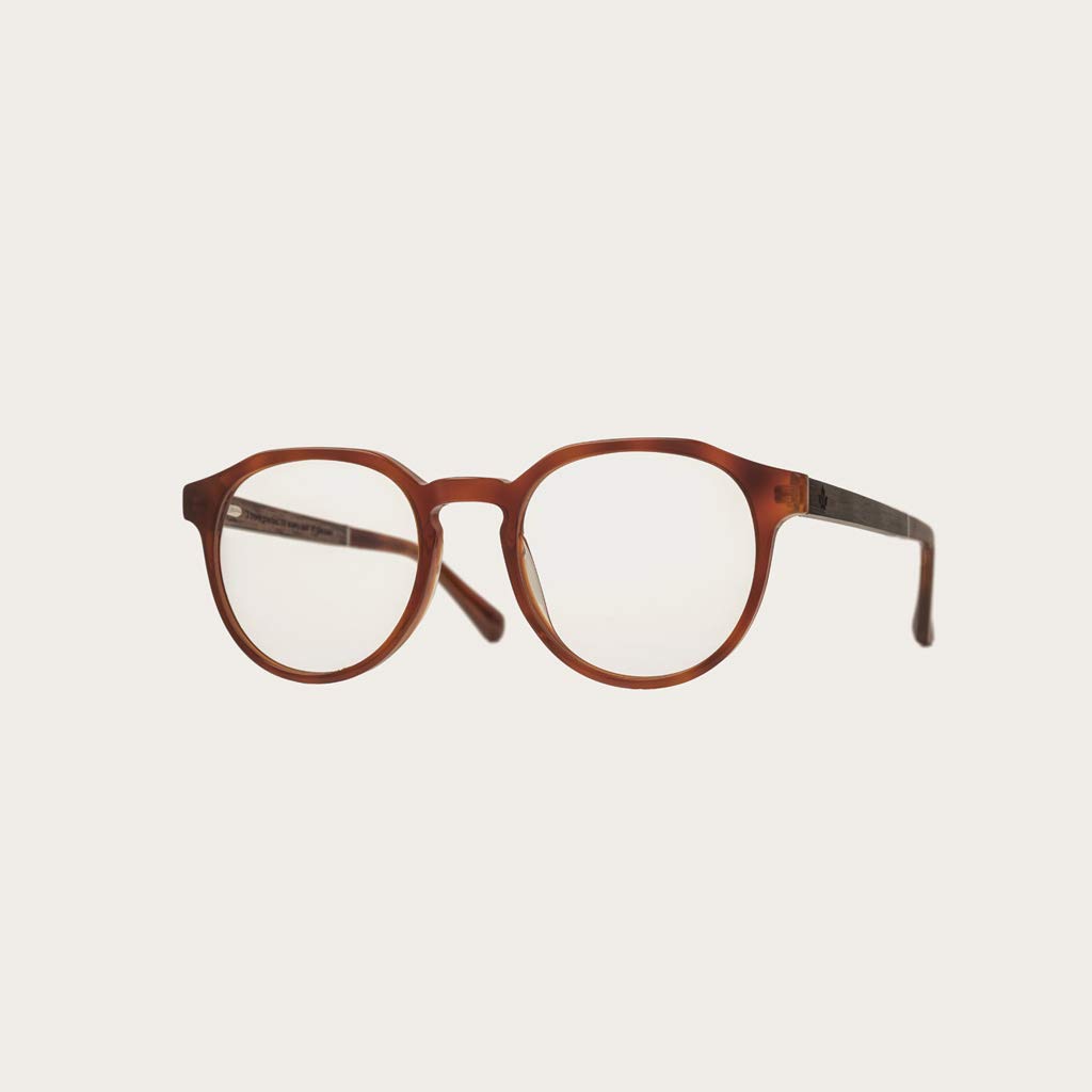 Woodwatch Reveler Classic Havanas occhiali luce blu havana