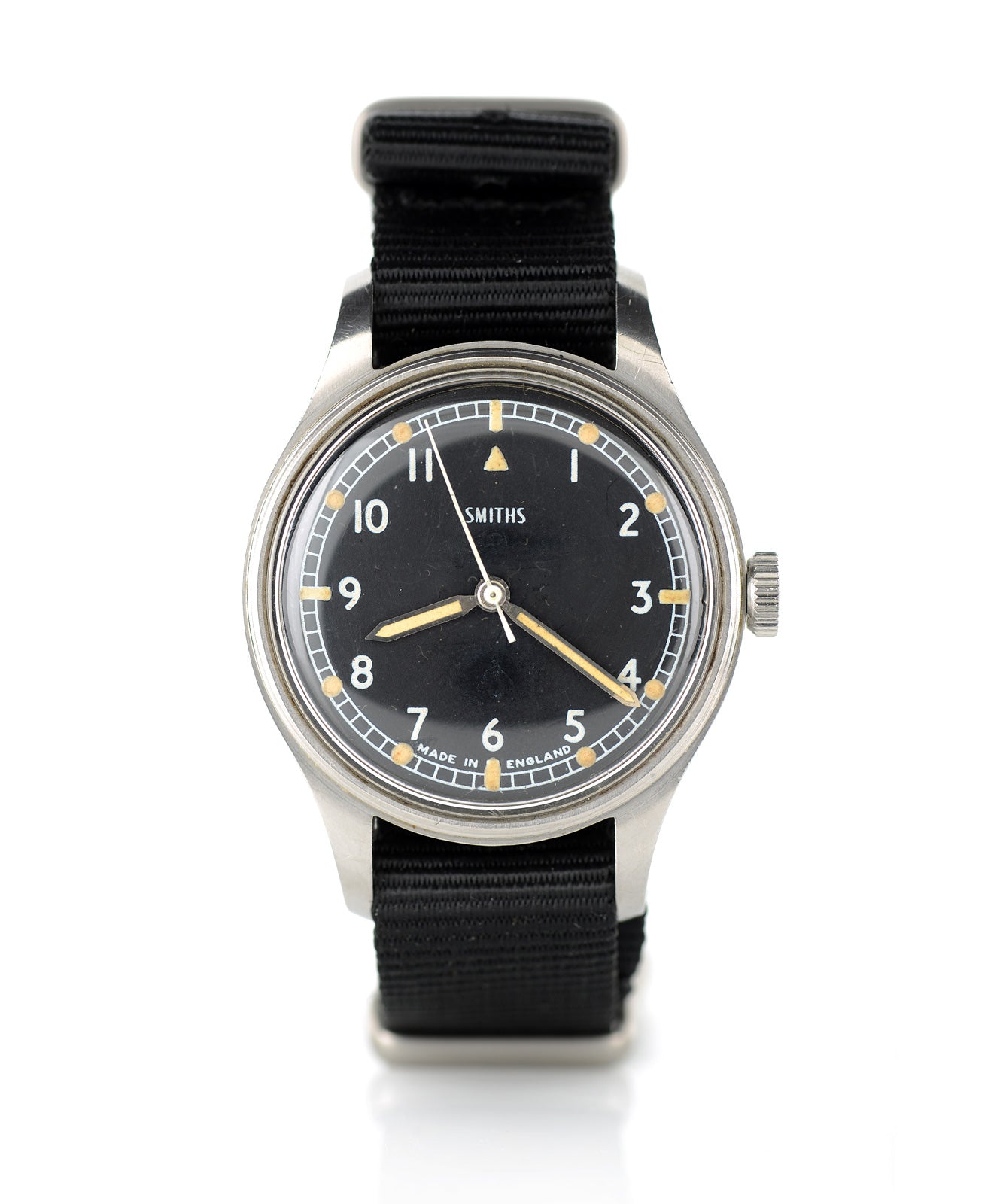 Smiths Vintage W10 civilian orologio acciaio uso civile