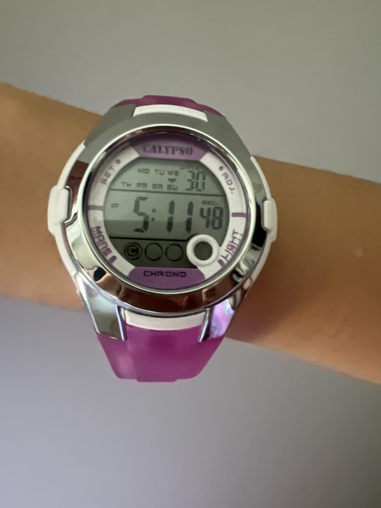 Calypso Digital Crush K5571 orologio digitale bianco bambino