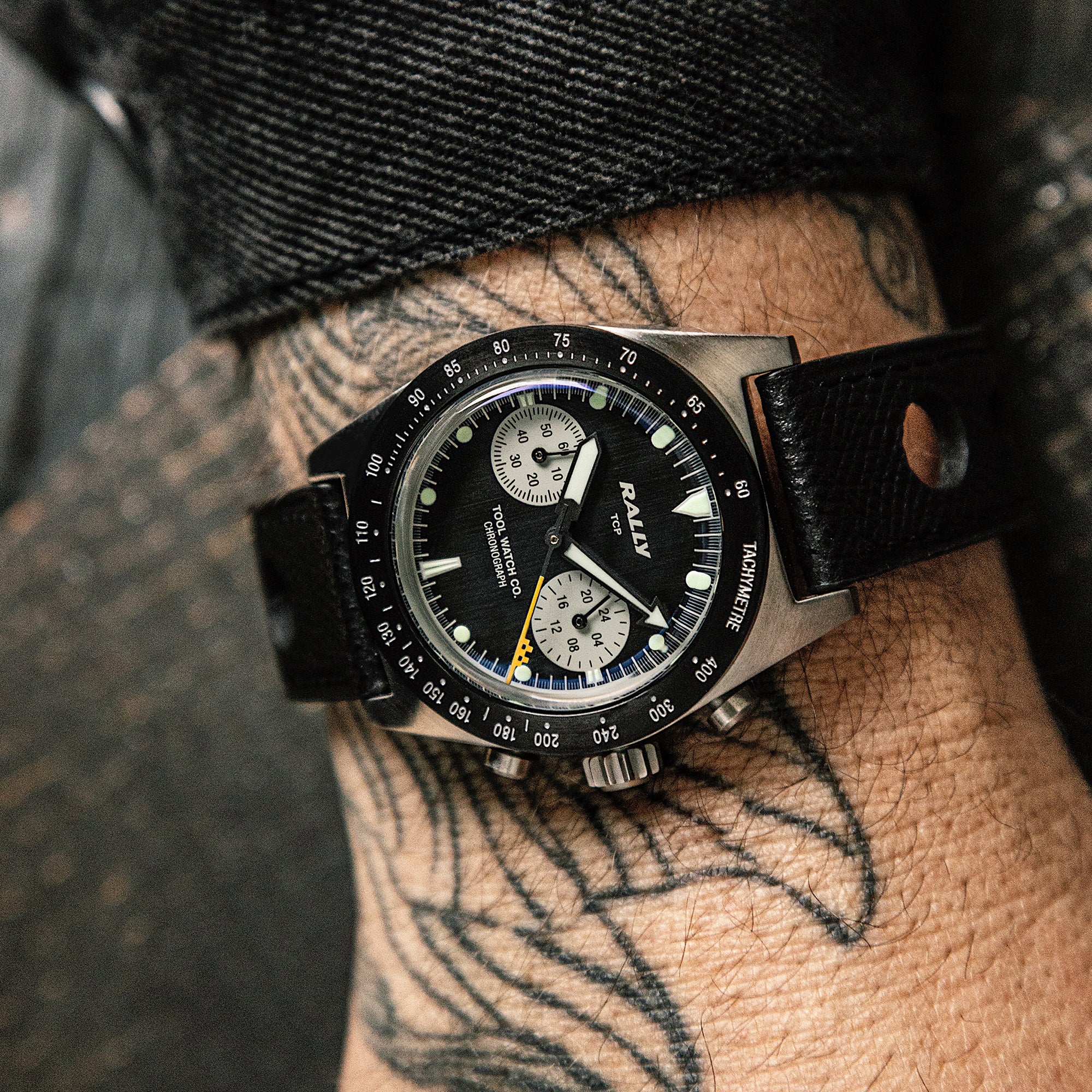 Tool Watch Co. TWCO. Rally Chronograph cronografo giallo nero