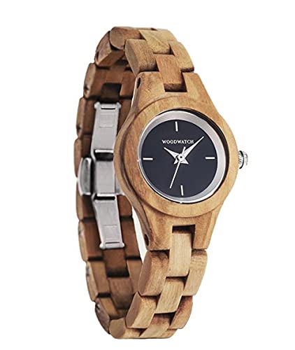WoodWatch Flora Iris orologio legno donna ulivo