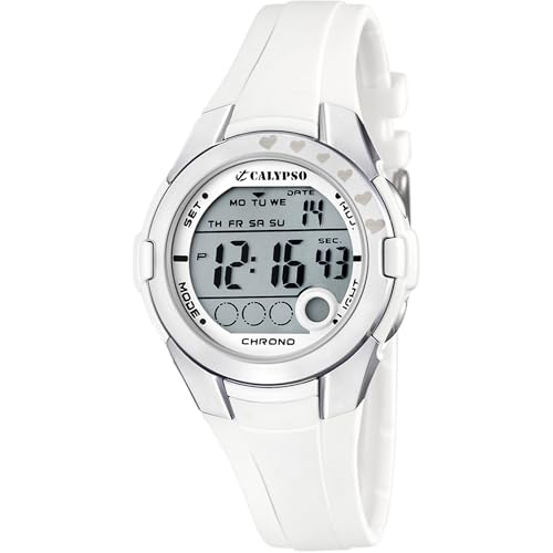 Calypso Digital Crush K5571 orologio digitale bianco bambino