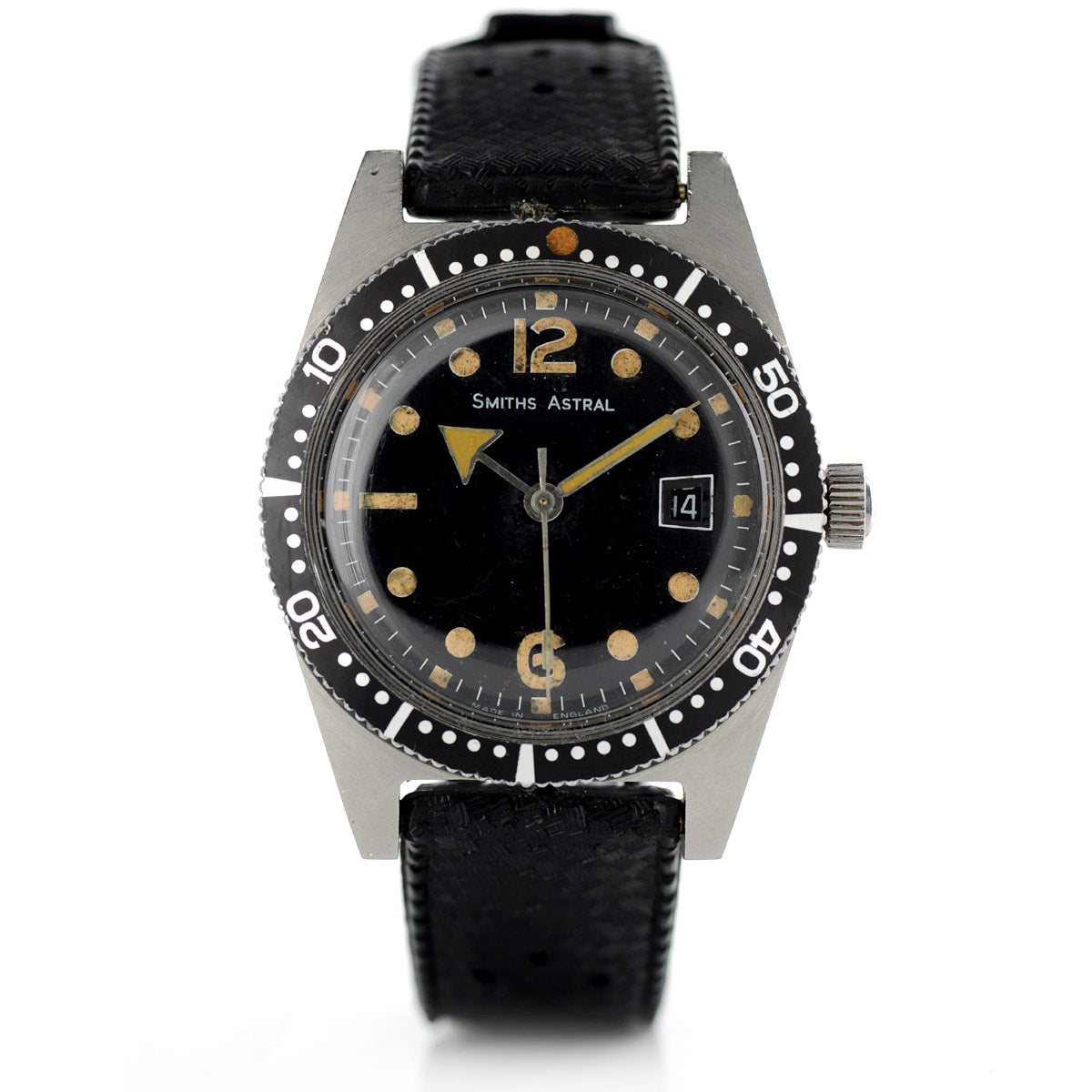 Smiths Astral orologio diver 38mm acciaio 1968