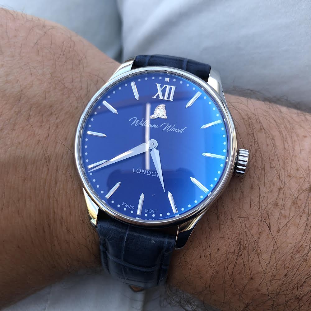 William Wood Chivalrous Midnight Blue orologio blu quarzo fire hose