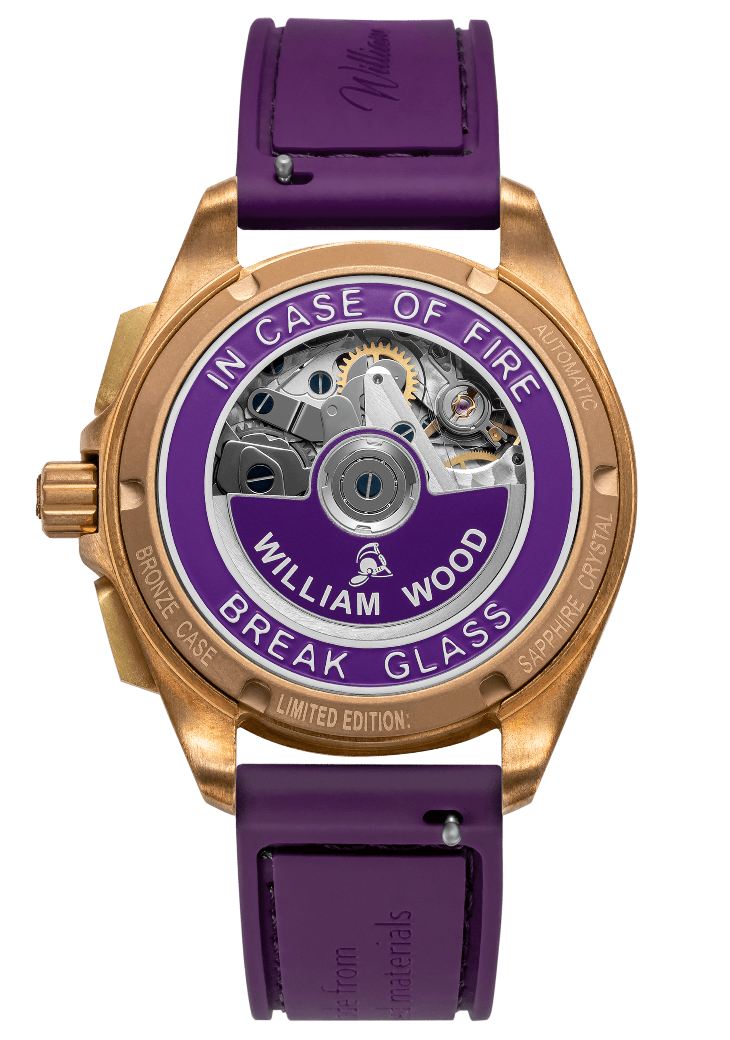 William Wood Triumph Jubilee orologio cronografo bronzo