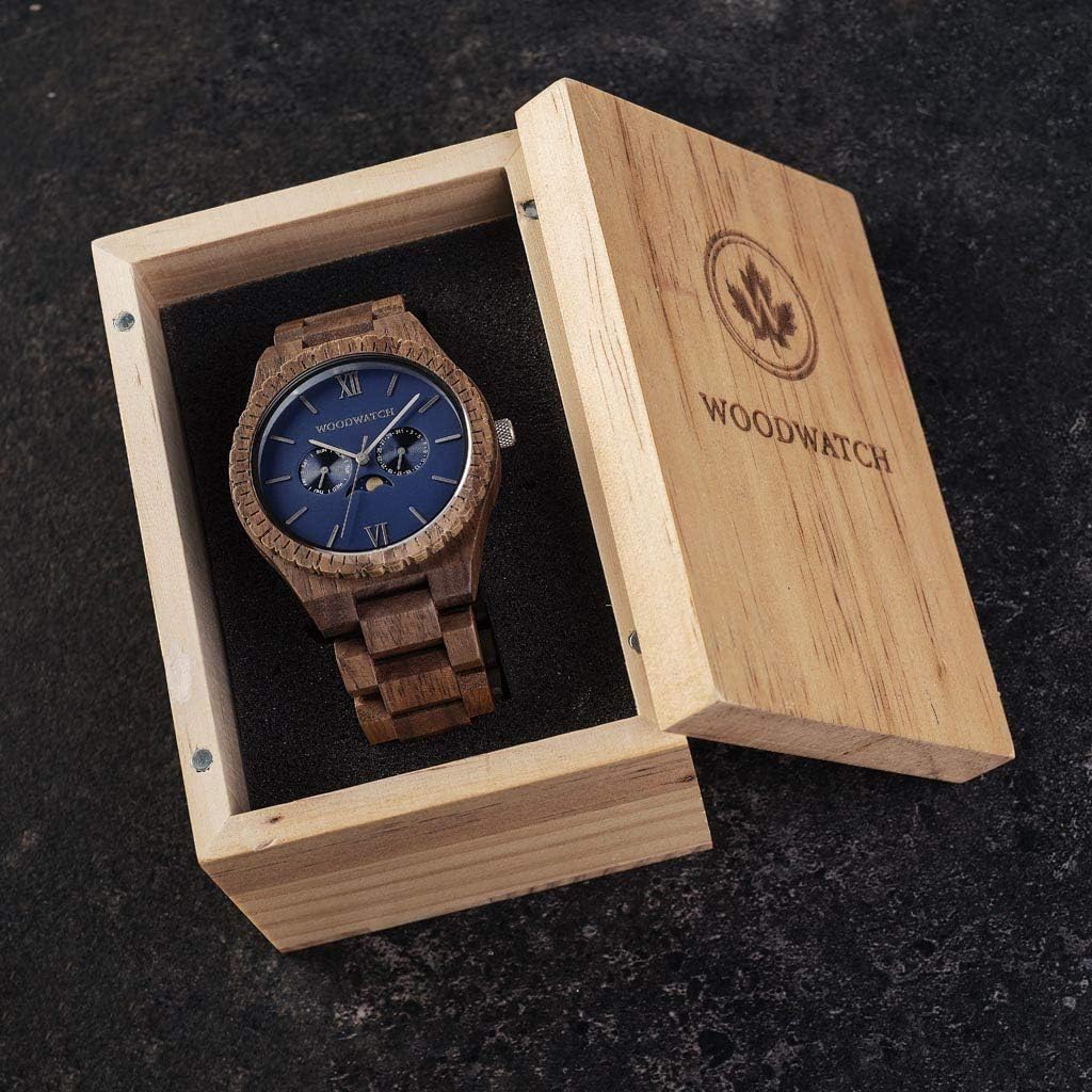 WoodWatch Classic Neptune orologio legno 47 mm uomo