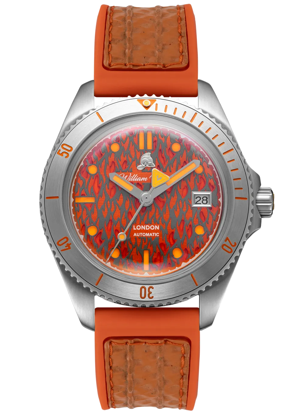William Wood Valiant Orologio Fire Watch 41mm Automatico