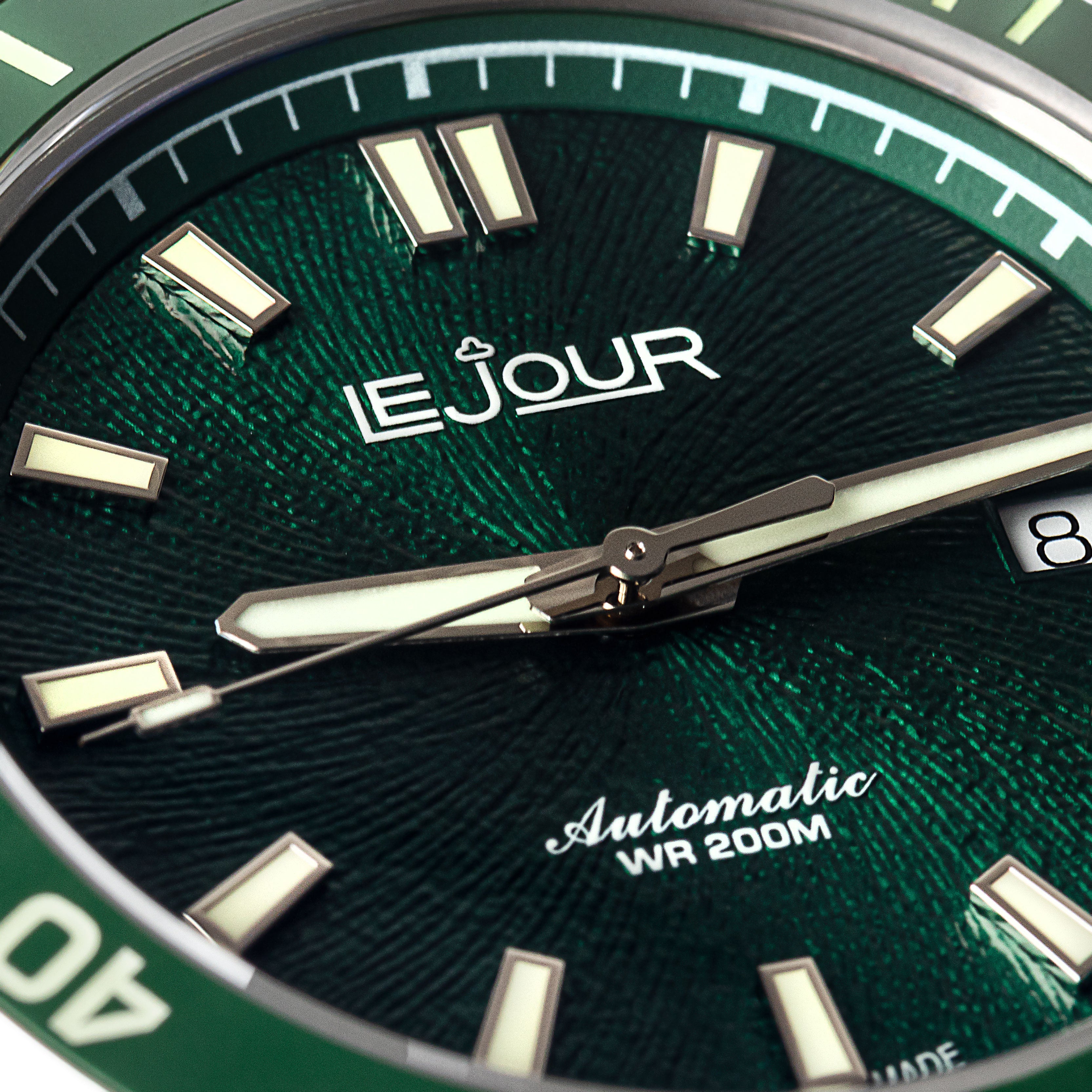 LeJour Coral Diver LJ-CD-004 orologio automatico verde