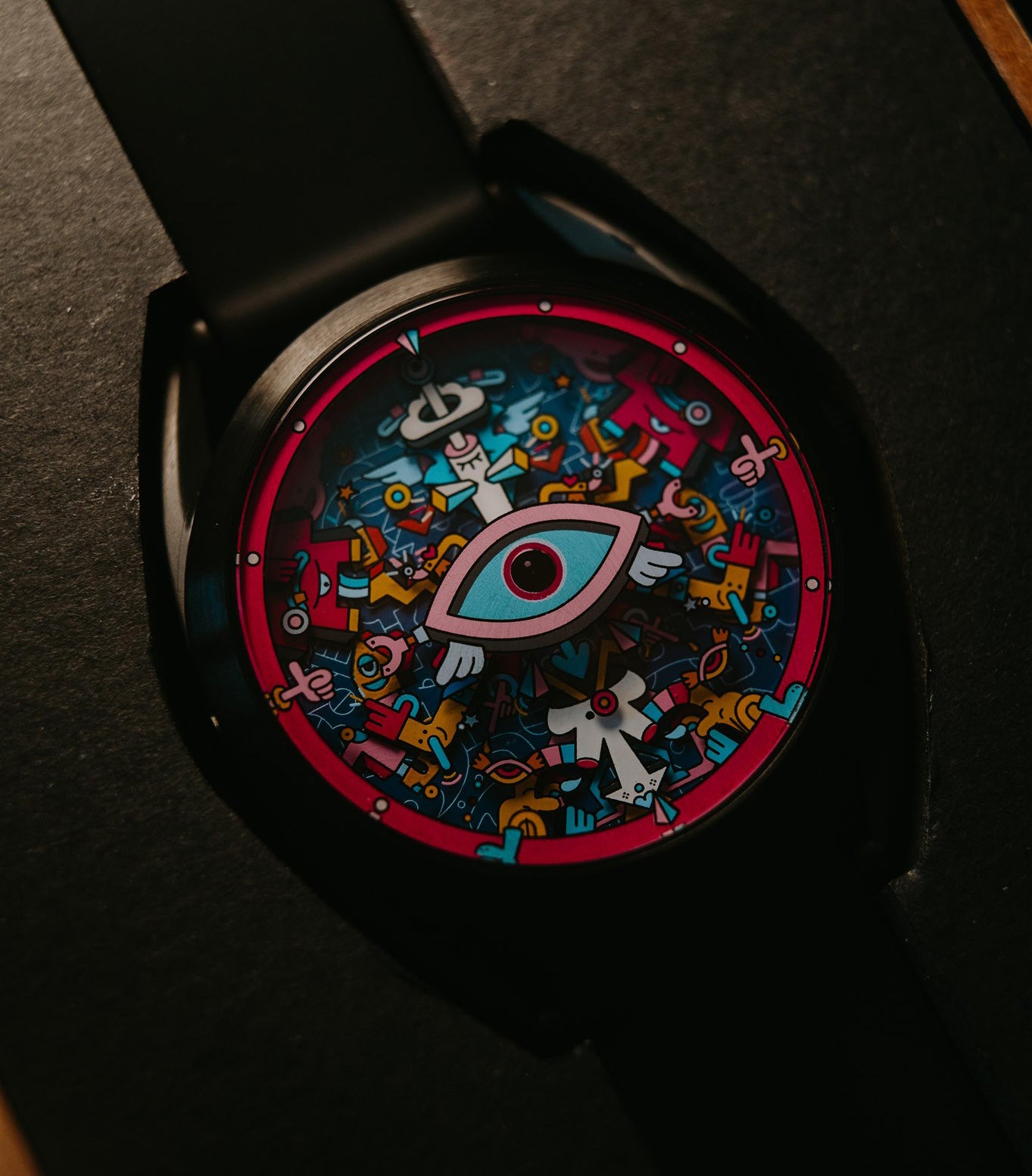 Mr Jones Watches Khaosify orologio 37mm nero quarzo svizzero