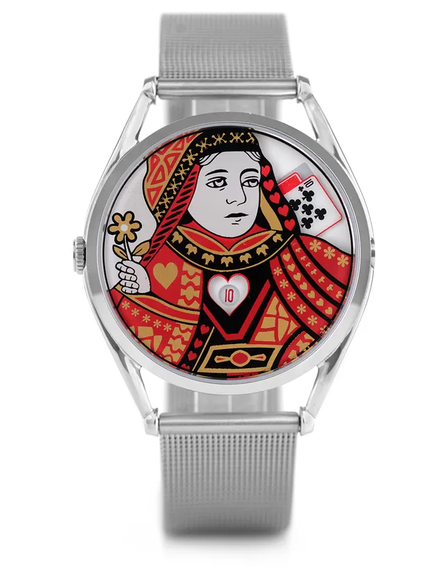 Mr Jones Queen orologio carte da gioco donna Londra