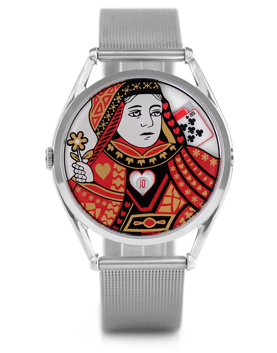 Mr Jones Queen orologio carte da gioco donna Londra