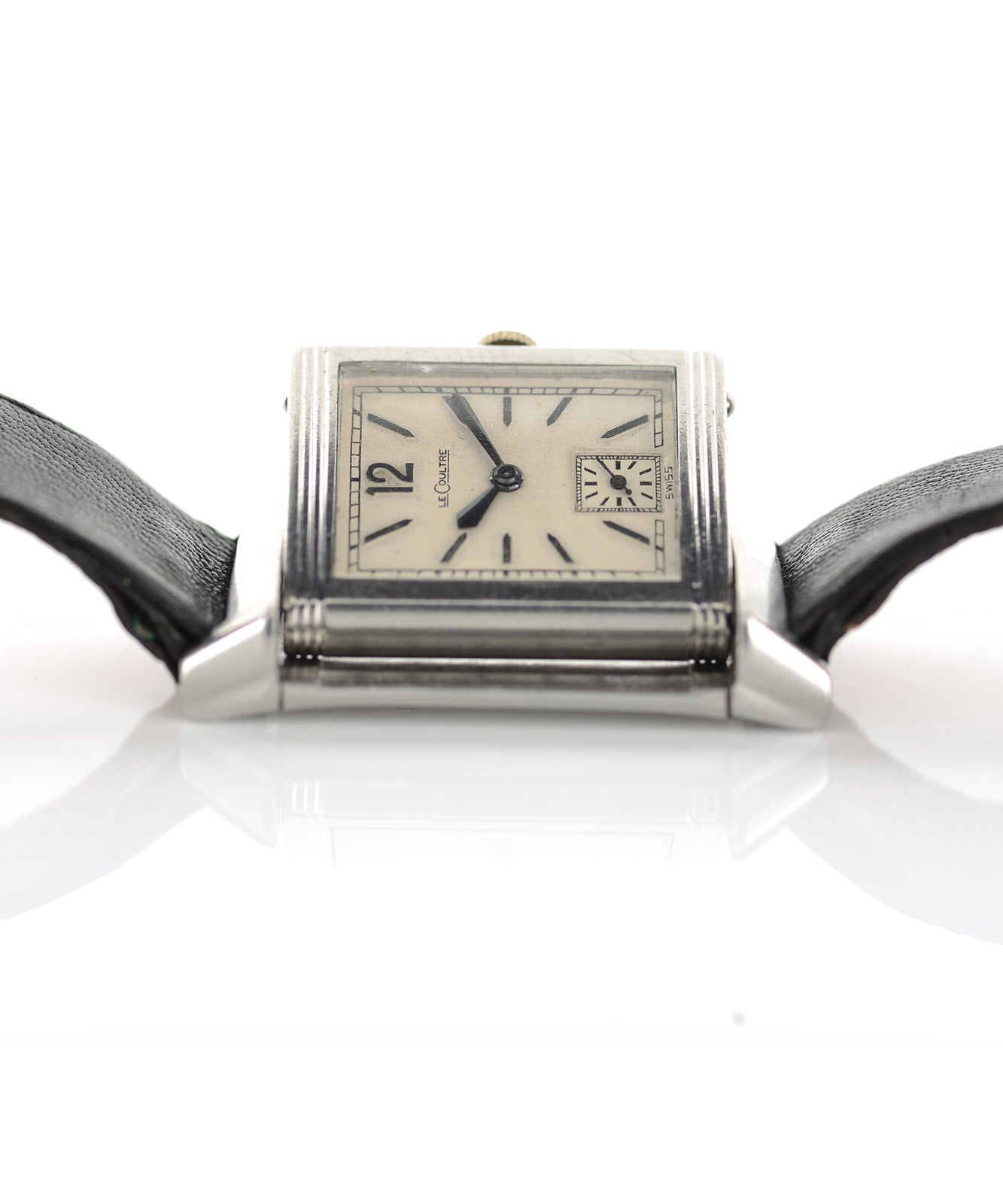 Mr Jones Watches Vintage Le Coultre Reverso 1935 orologio acciaio